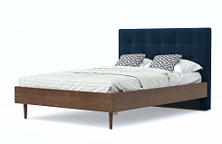Кровать Альмена 180х200 Деним Брауни