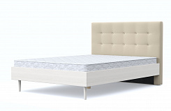 Кровать Альмена 160х200 Крим Сноу