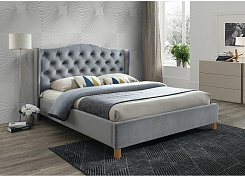 Кровать Аспен 140x200 Дуб Смоук
